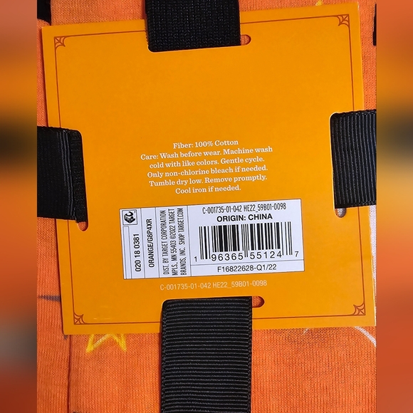 Hyde and eek women's 2pc pajamas set Color orange - Picture 2 of 5